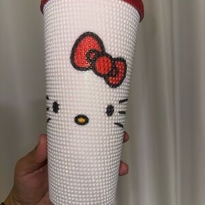 Hello Kitty Rhinestone Tumbler new